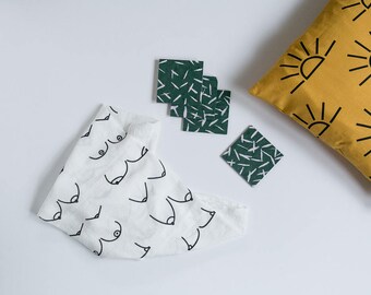 Boob Print - Tea Towel - PREORDER
