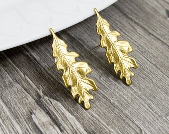 Golden earrings - gold plated