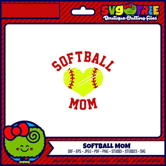 Download Softball Mom SVG Softball Mom Shirts Softball SVG Commercial