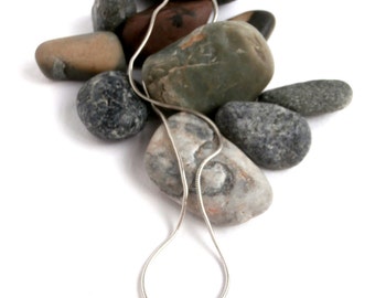 J Necklace - Crystal - Repurposed Jewelry - Sterling Silver - Initial Necklace