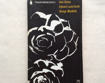 Vintage Penguin Modern Poets 6, 1964, J Clemo, E Lucie-Smith,G Macbeth, paperback.
