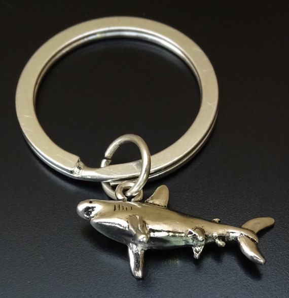 Shark Keychain Custom Keychain Custom Key Ring Shark