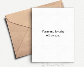 Birthday Card Funny, Best Friend Card, Birthday Card Mum, 40th, Birthday Card for Husband, Mom, Dad, Birthday Card Old, Funny Greeting Cards