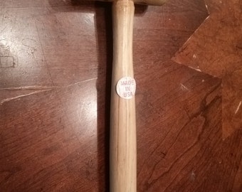 Garland Rawhide Mallet size 4 Hammer, Made in the USA