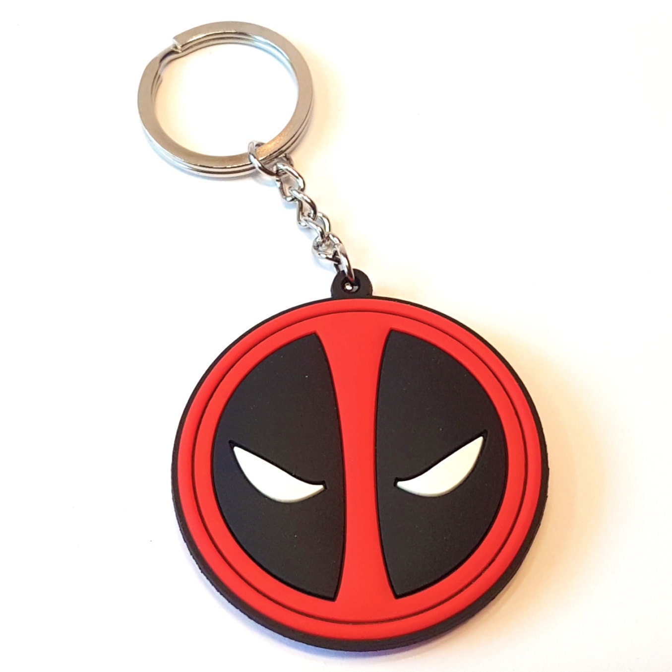 bob ross deadpool keychain
