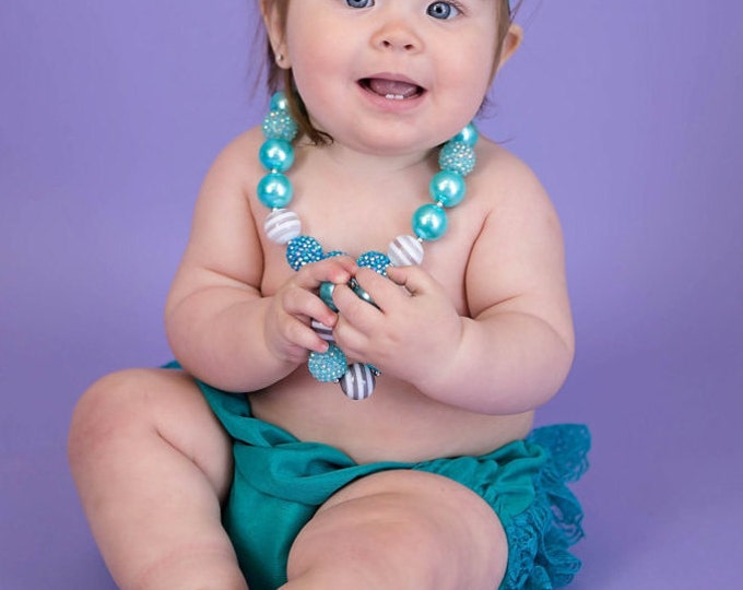 Baby Girls Teal Headband, photo prop, birthday headband, baby headband, baby bows, aqua headband, teal, turquoise, blue, green, baby outfit
