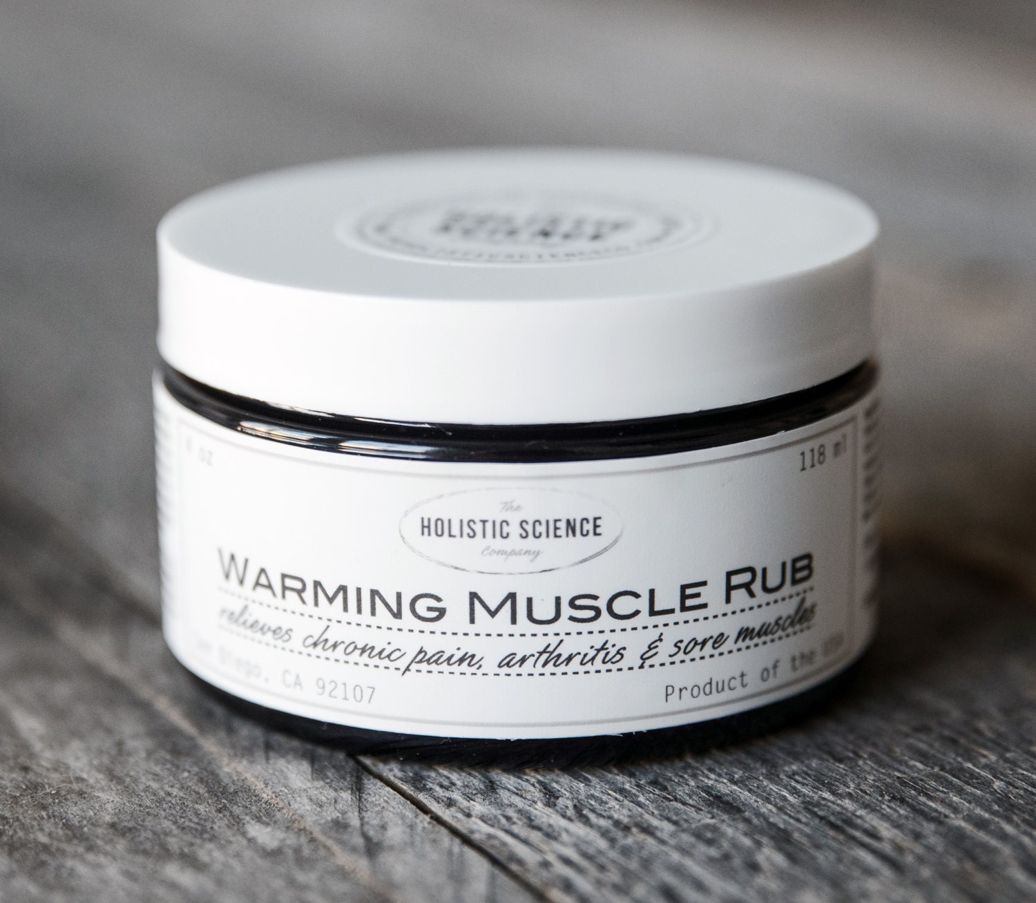 Warming Muscle Rub superinfused with capsaicin camphor