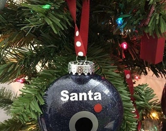 Santa Camera Ornament, FREE personalization on the back, Personalized Ornament, Elf Camera, Santa Cam