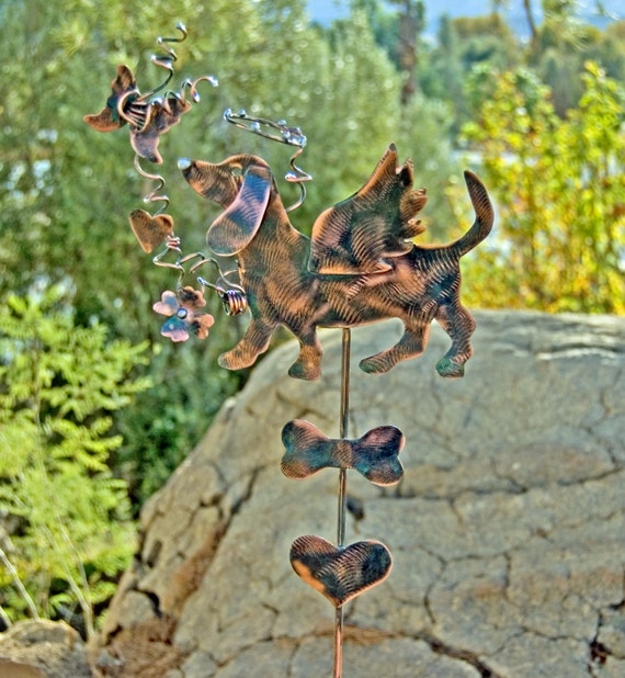 Dachshund Pet Memorial Metal Garden Art / Yard by GardenCopperArt