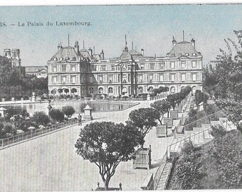 Paris, France, La Palais du Luxenbourg, Antique Circa 1910 Unused French Postcard