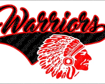 Warriors Baseball Softball SVG, DXF, EPS, Png Cut File for Cameo and Cricut, Baseball Svg, Baseball Mom, Softball Svg, Instant Download