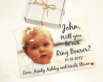 Will you be my Ring Bearer, Ring Bearer proposal, Asking Ring Bearer, Ring Bearer puzzle, Ring Bearer Invitation puzzle, Ring Bearer
