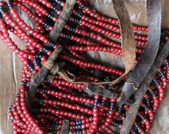 RARE SIDAMO, Sidama, AFAR beaded tribal necklace from Ethiopia. tribally use Etnographic. collectible. Afrocentric. Tribal bijoux ethniques