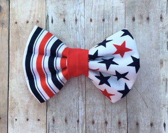 Stars and Stripes dog Bow Tie