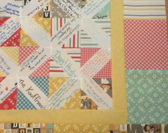 Scrappy Quest Book Quilt - SAMPLE