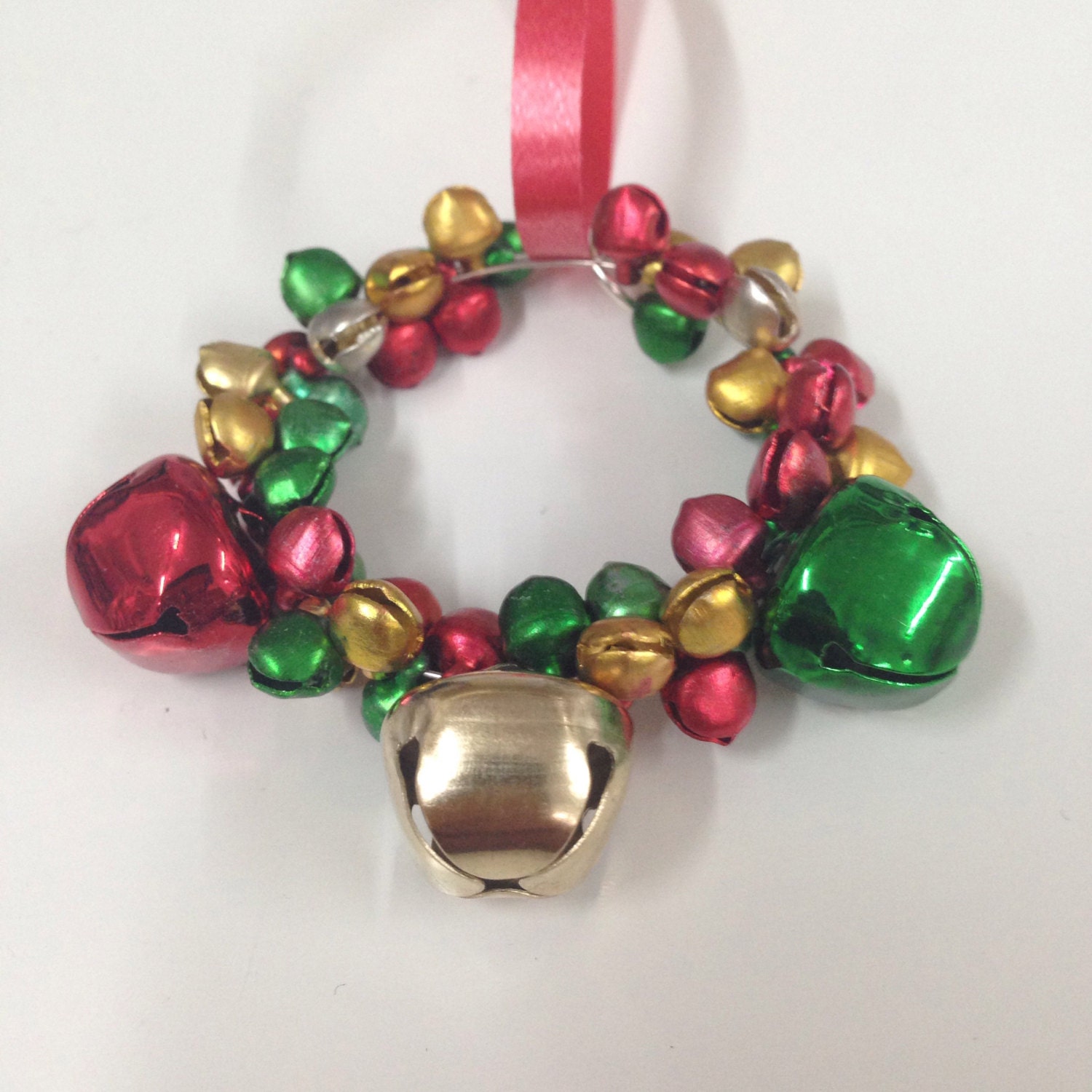 festive jingle bells wreath christmas tree ornament by festive jingle bells wreath christmas tree ornament by