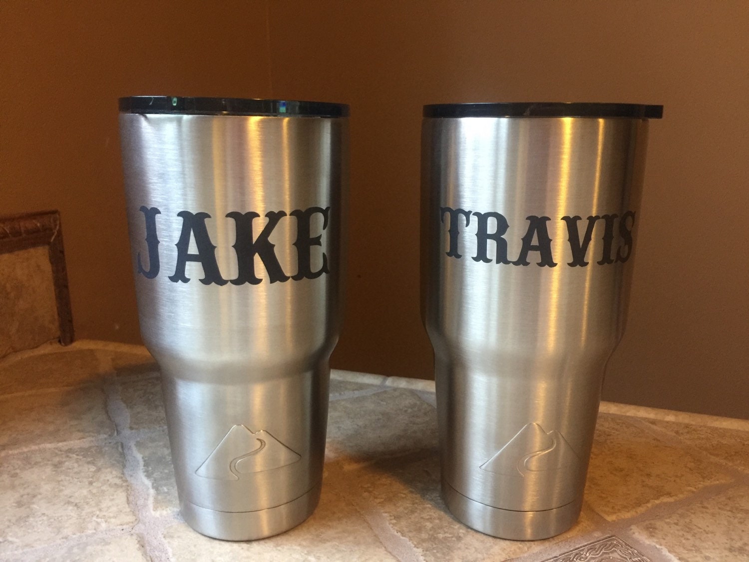 Personalized Laser Engraved Stainless Steel Tumbler 30oz by