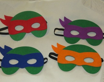 Ninja Turtle masks, teenage mutant ninja turtle masks, TMNT masks, Raphael mask, Donatello mask, Leonardo mask, Michelangelo mask