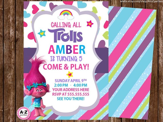 Custom Printed Party Invitations 7