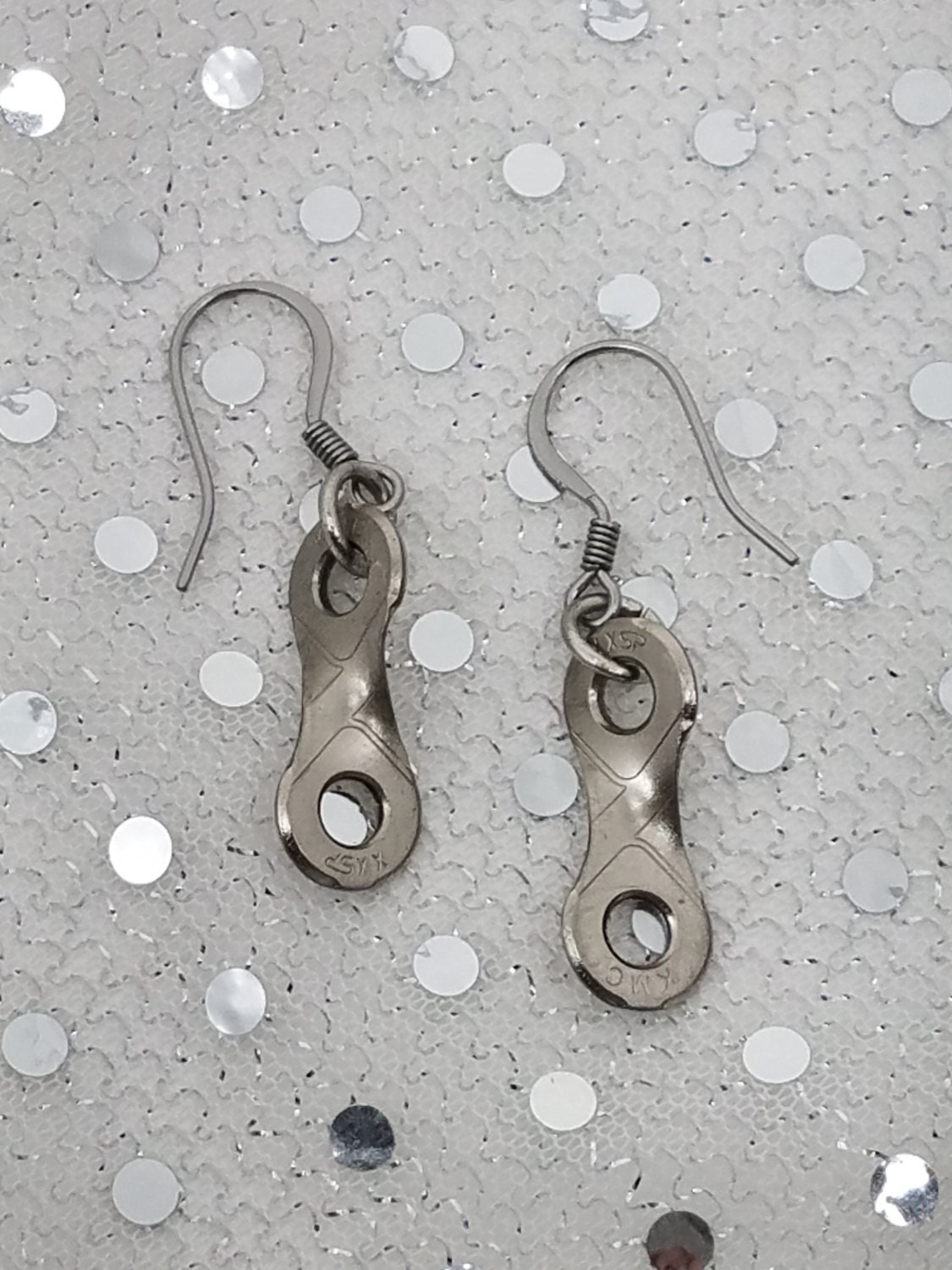 Twisted Chain Earrings Bicycle Chain Earrings Bicycle