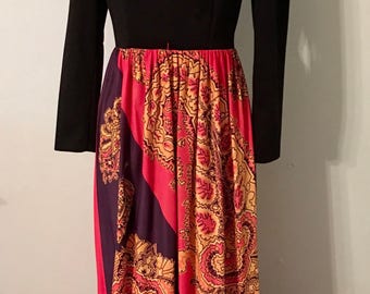 Vintage 1960/1970s Maxi-Dress