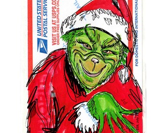 The grinch stickers | Etsy