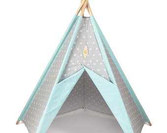 SALE, Tipi, Teepe, Wigwam, Zelt, Tent, Playtent, White, Kids teepee tents, Tipi enfant, LittleNOMAD