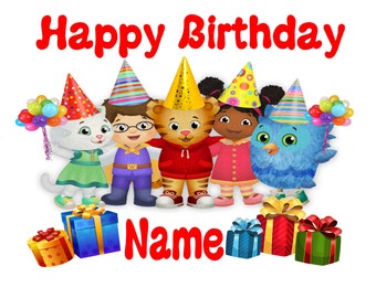Edible Daniel Tiger Cake Topper