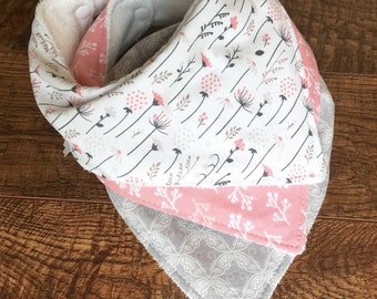 Baby girl gift girl bib summer bib for girl bandana bib personalized baby gift personalized girl bib monogrammed bib baby gift Bamboo terry