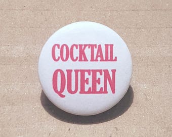 Bachelorette Button, Hen Party Badges, Hen Night Badges, Cocktail Queen, Bride Badge, Bachelorette Favors, Hen Party Favours, Alcohol Badges