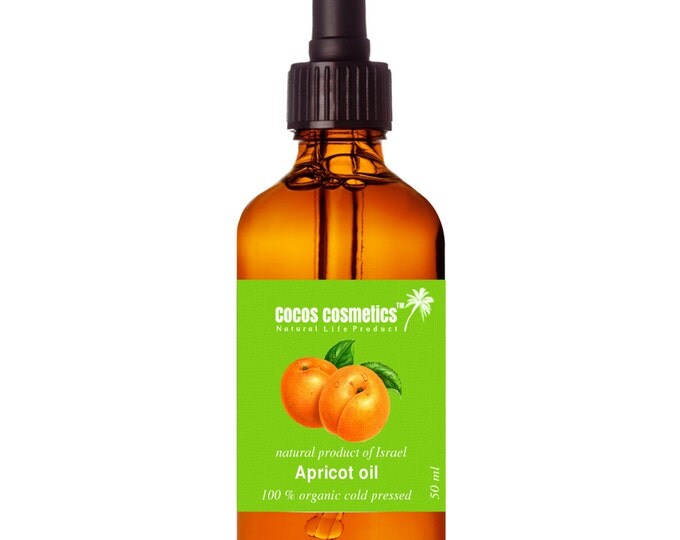 Apricot Kernel Oil - Pure Unrefined Cold-pressed Organic Natural Moisturizer - For All Skin & Hair Types