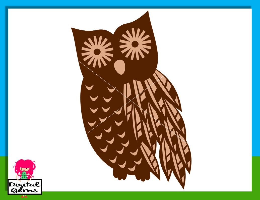 Download Owl Layered SVG / DXF Cutting Files For Cricut by DigitalGems