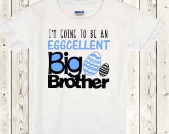 Big brother Announcement Shirt Easter Pregnancy reveal Big Brother shirt or ONESIE ® brand bodysuit for Easter pregnancy announcement