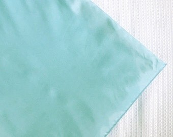 CIJ SALE Blue fabric, light blue Silk, Polyester Silk, silk fabric, Art Silk fabric, Faux Silk, polyester fabric -BABY Blue- PS24