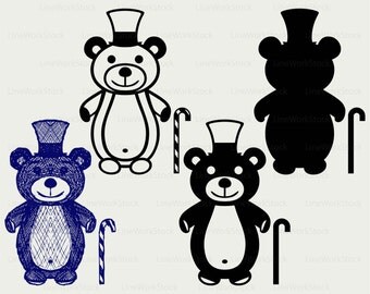Teddy bear svg,teddy bear clipart,teddy svg,teddy bear silhouette,teddy cricut cut files,teddy clip art,digital download designs,svg,dxf