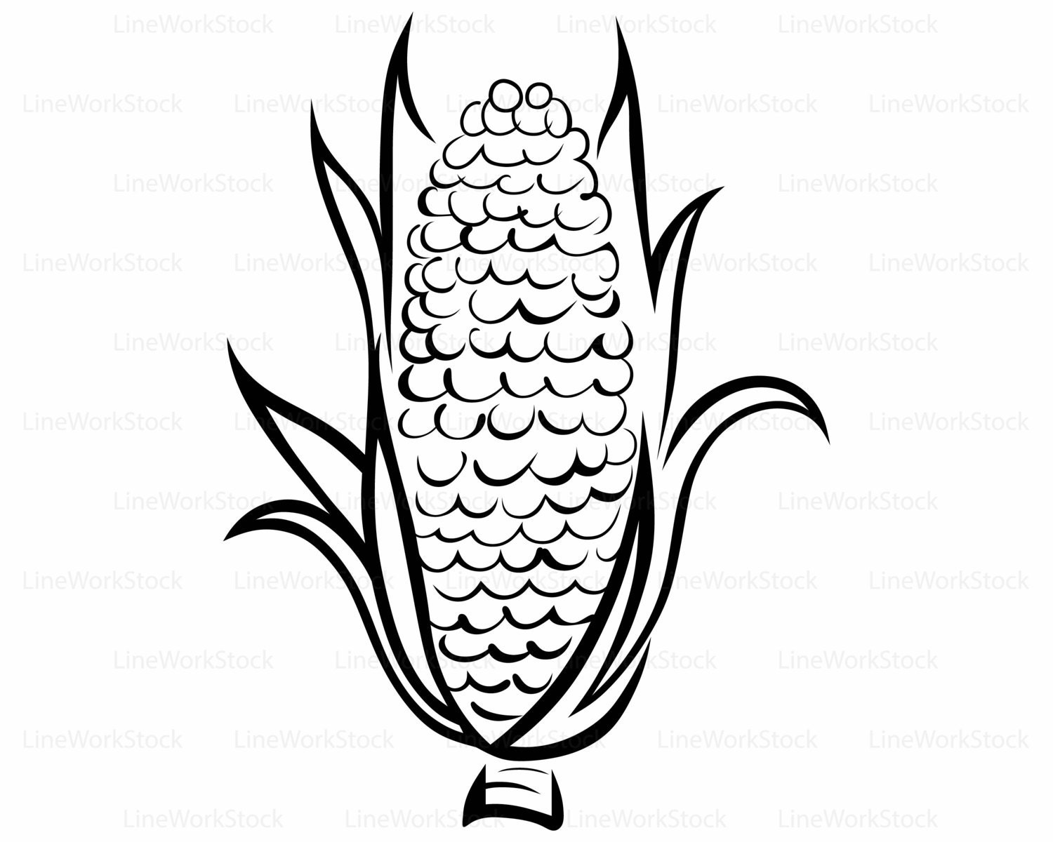 Download Corn cob svgclipartcorn cob svgcorn silhouettecob cricut