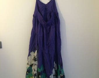 Purple summer dress