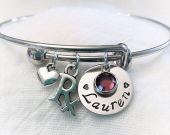 Personalized Pharmacist Bangle,Gift for Pharmacist,Pharmacist Jewelry,Rx Bangle, Rx Bracelet,Hand Stamped Gift,Graduation Gift,Gift for Grad