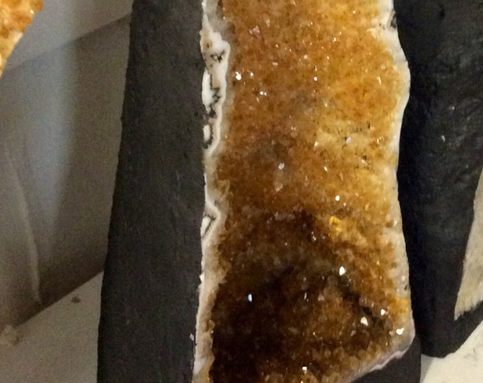 Citrine Crystal Geode- Brazil- 25 Pounds