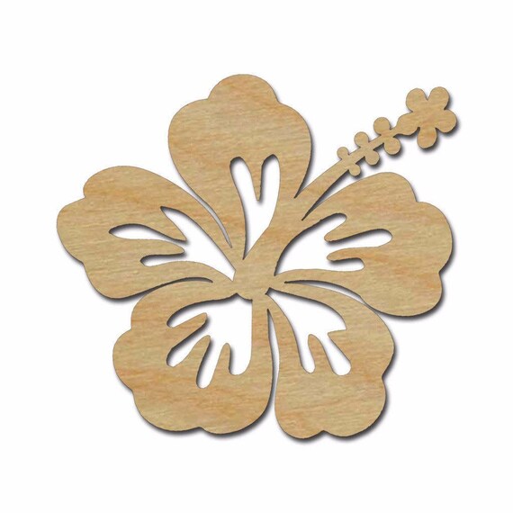 Hibiscus Flower Wooden Flower Wall Decor Wall Art Wall
