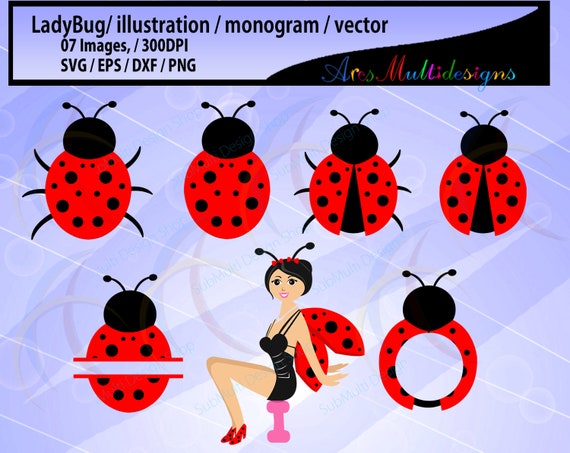 Download Cute Lady bug clipart / ladybug silhouette / ladybug ...