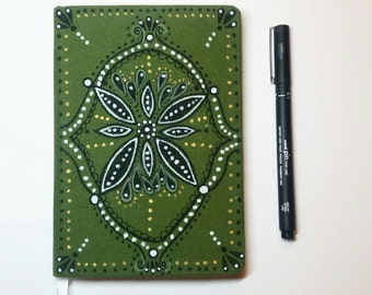 Hand painted sketchbook/notebook cover