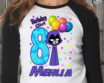 teen titans go birthday shirt