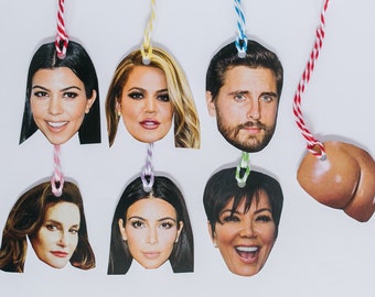 Celebrity Gift Tags -The Kardashian Pack (Bonus Kim K ass)