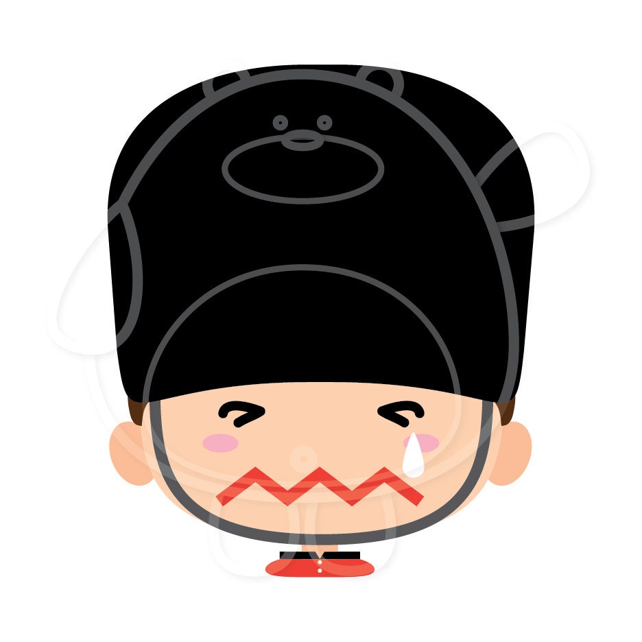 40 British Royal Guard Emojis Digital Clipart PNG Format Personal