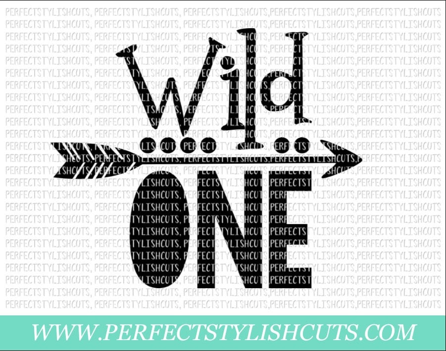 Download Wild One SVG DXF EPS png Files for Cutting Machines Cameo