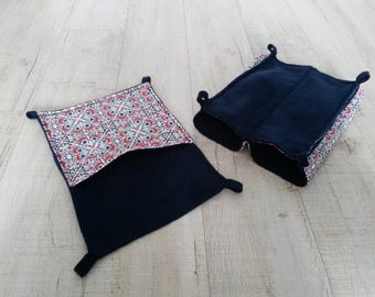 RAT hammocks, spanish pattern, pocket hammock, double flat hammock, small rodents, fleece, cotton