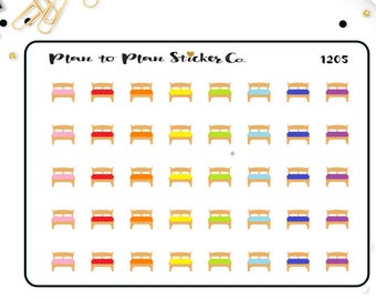 1205~~40 Bed Change The Sheets Planner Stickers.