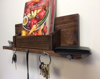 Mail Organizer, Coat Rack, Key Holder, Wall Shelves, Coat Hooks, Home Decor