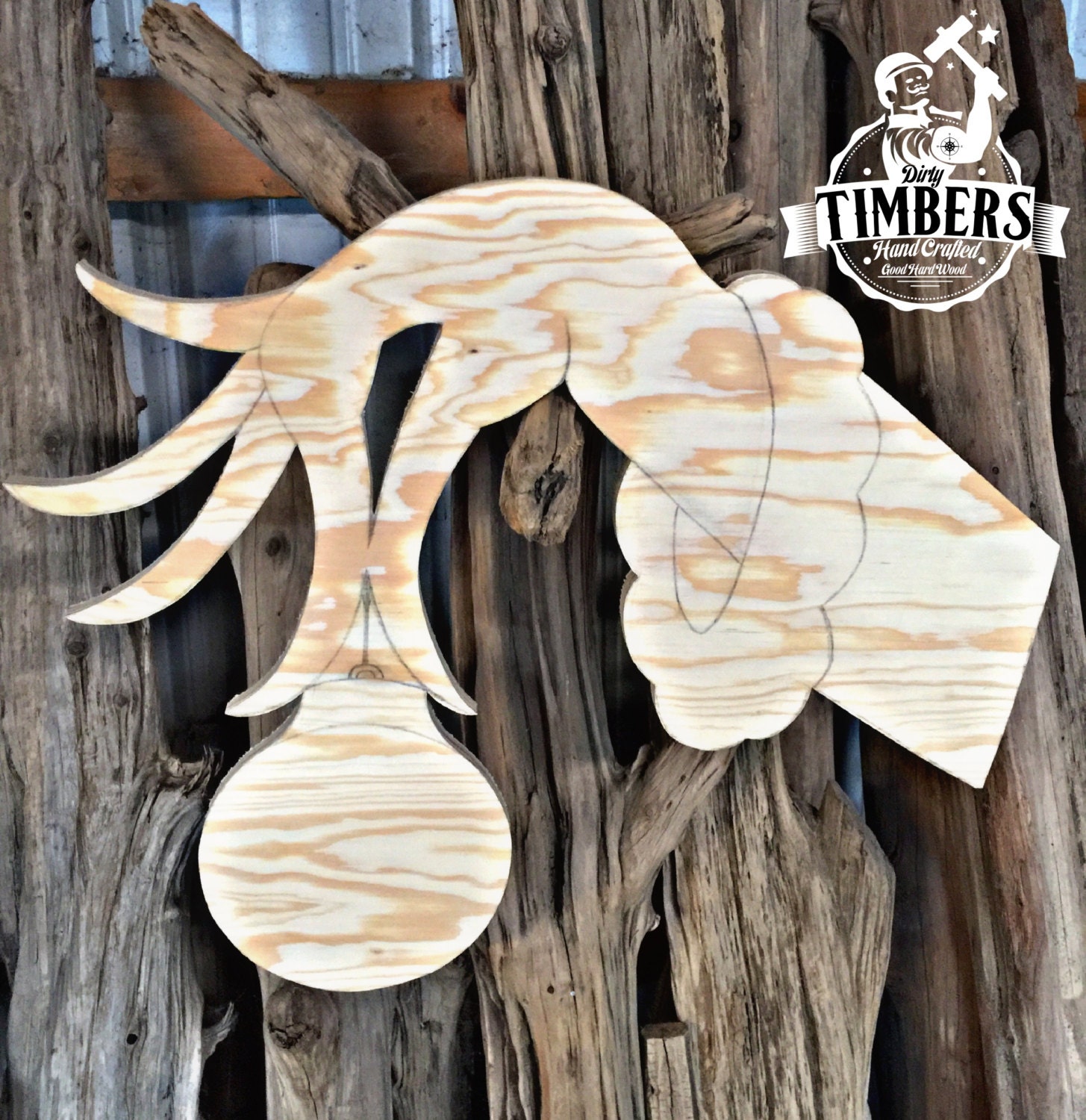 FREE...Grinch Hand Ornament Door HangerChristmas by DirtyTimbers